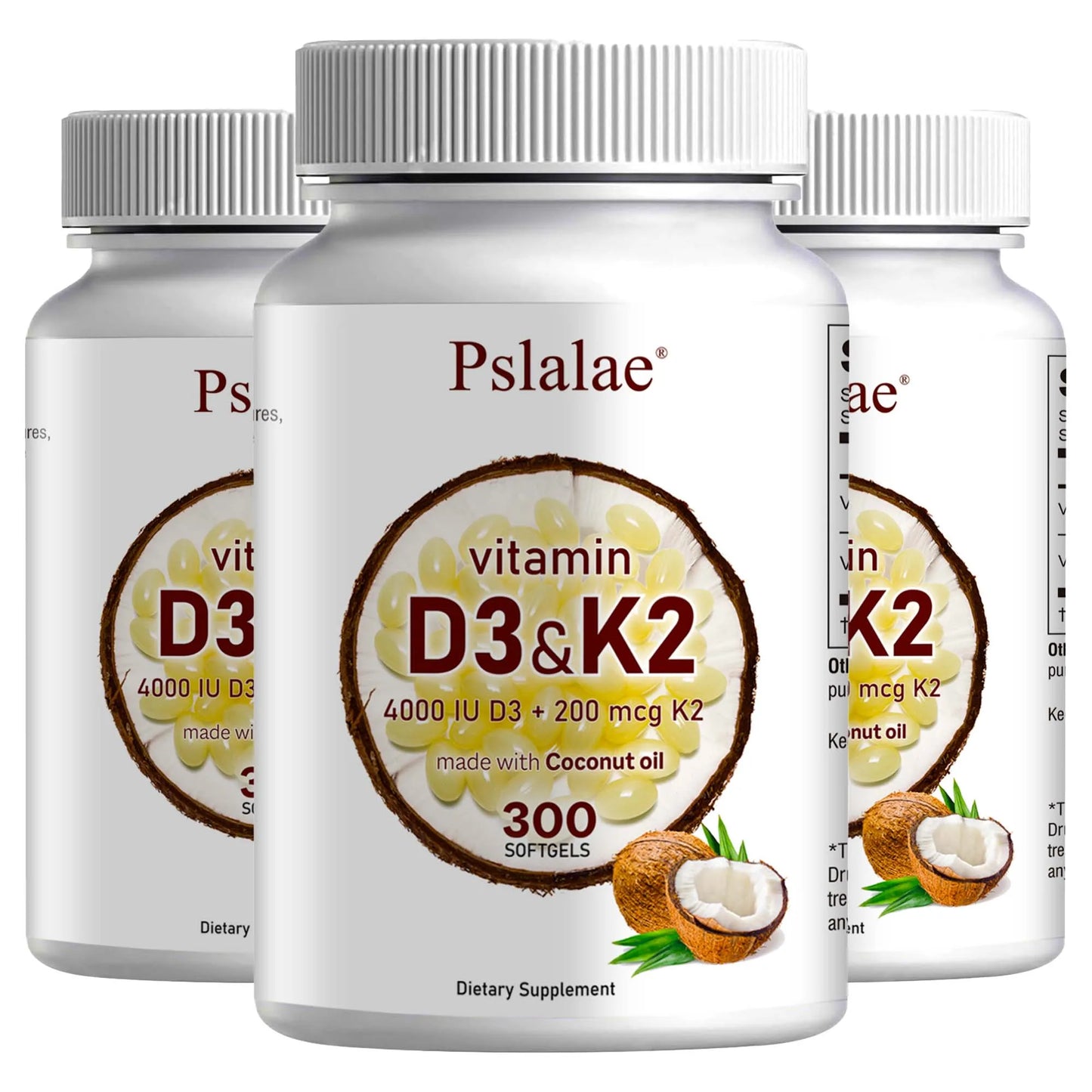 Boost your daily wellness with a precise blend of vitamin D3 and vitamin K2 in easy-to-swallow softgels.