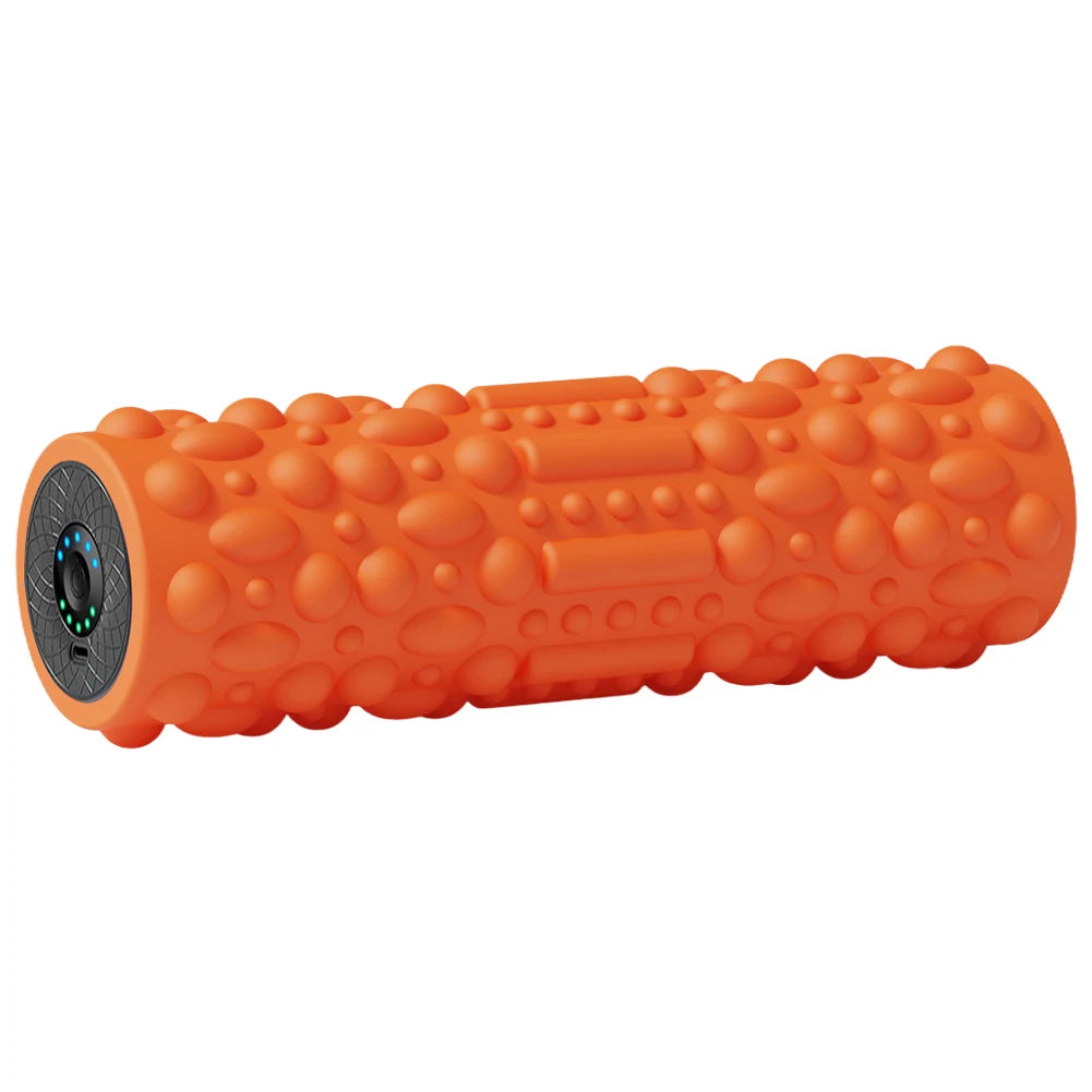 Electric Vibrating Foam Roller Yoga Column Rechargeable Exercise Roller 5 Modes Tissue Massager for Bodybuilding