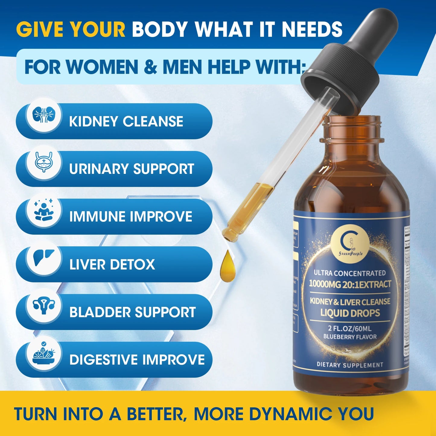 Refresh your body's natural detox with a targeted kidney and liver cleanse you can trust.