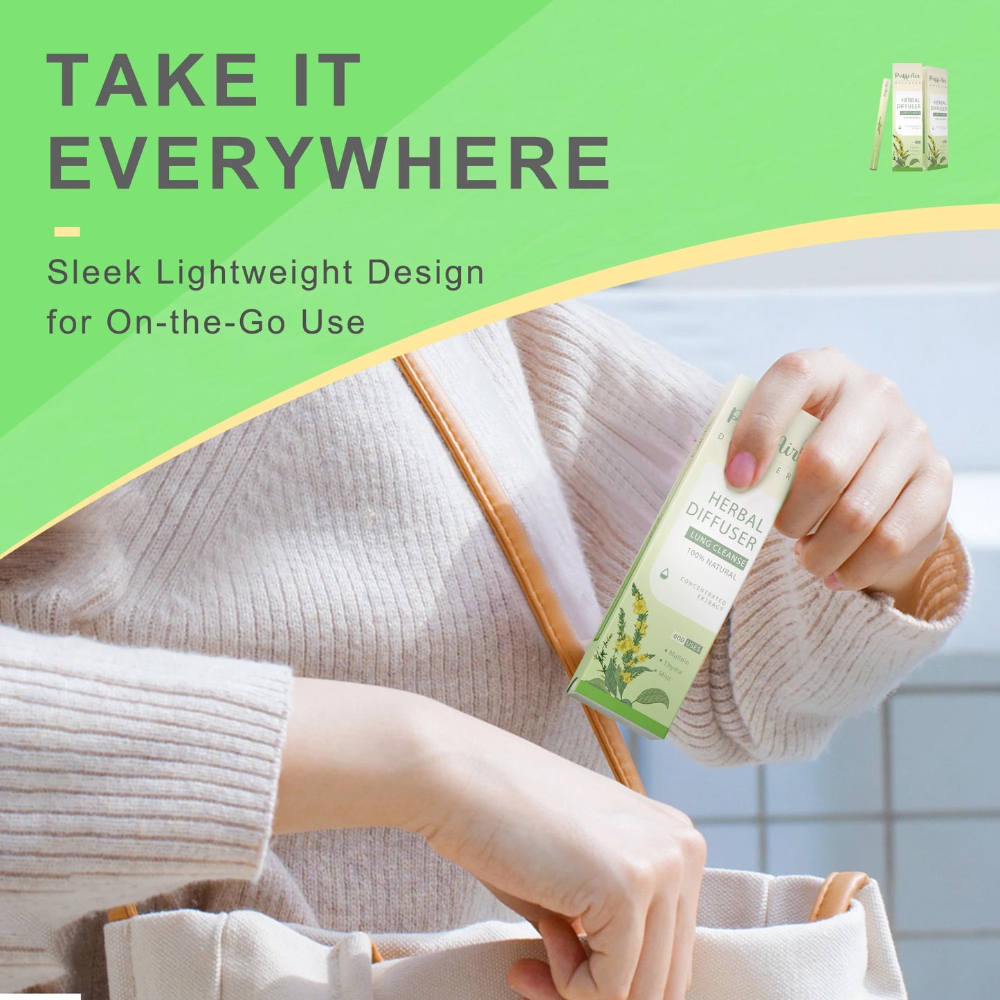 Breathe easier and refresh your space with the Lung Cleansing Aromatherapy Diffuser.