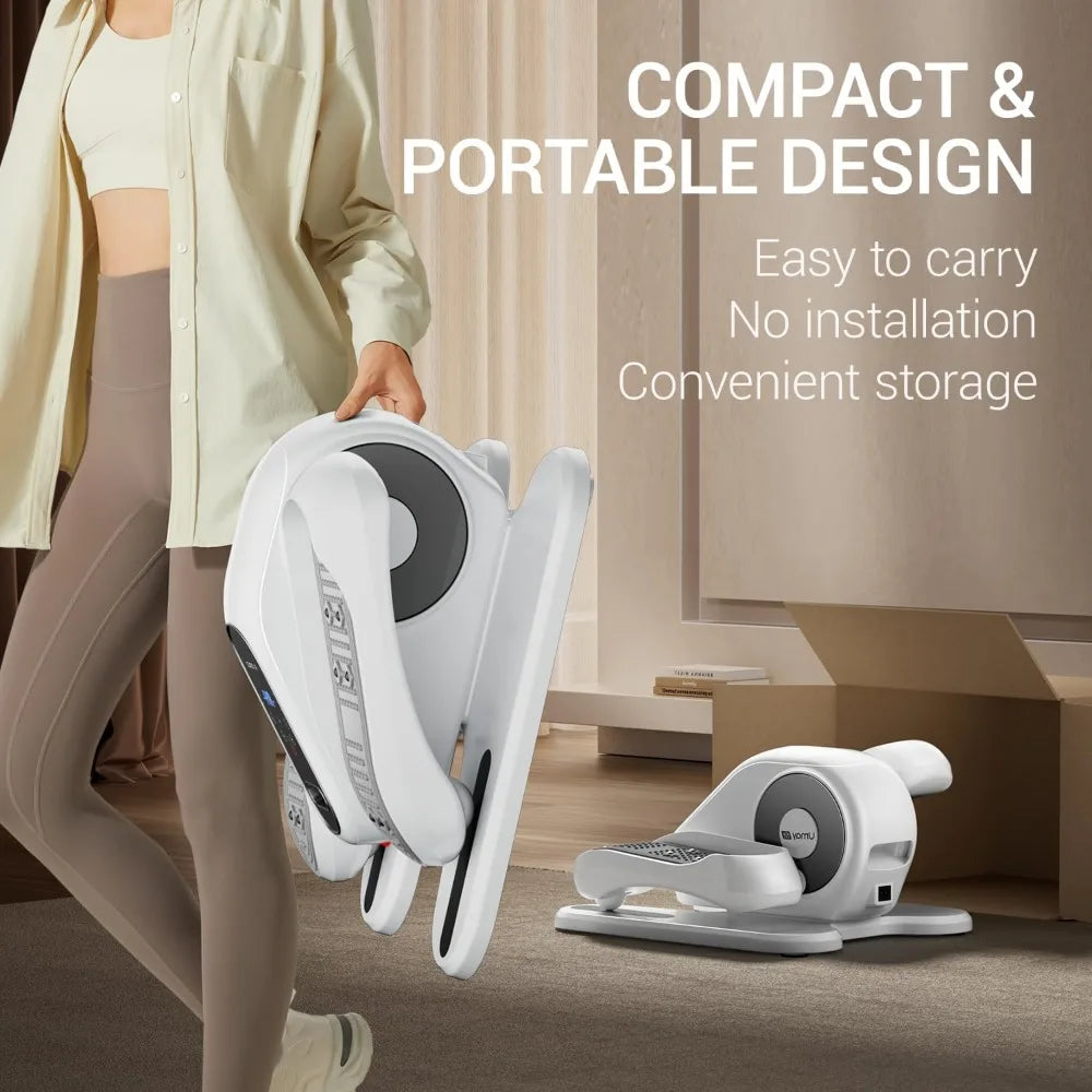 Under Desk Elliptical Machine, Electric Leg Exerciser for Seniors