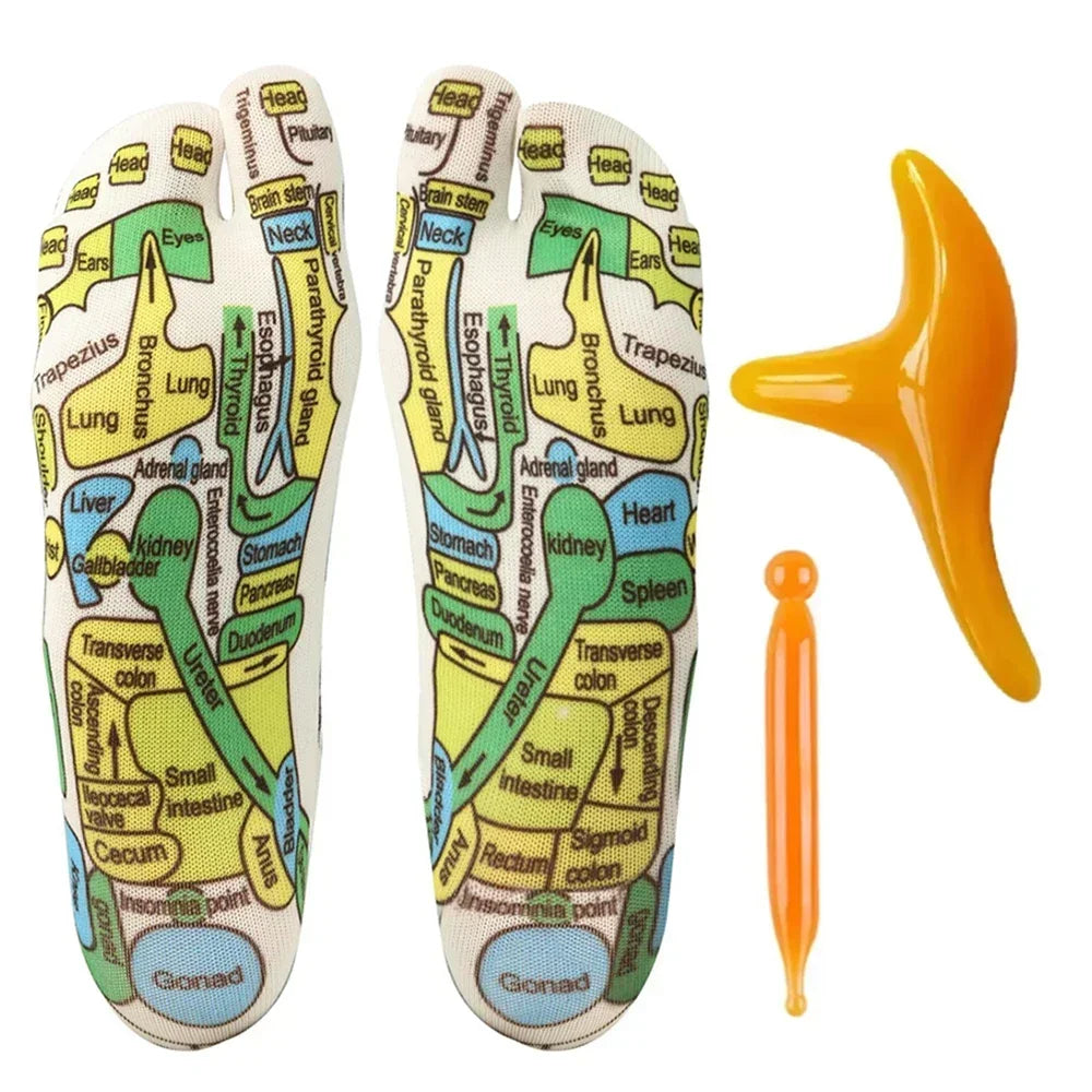 Relieve tired feet and restore daily energy with these acupressure reflexology socks designed to deliver spa-like relief from the moment you slip them on, perfect for recovery after long workdays or travel sessions.