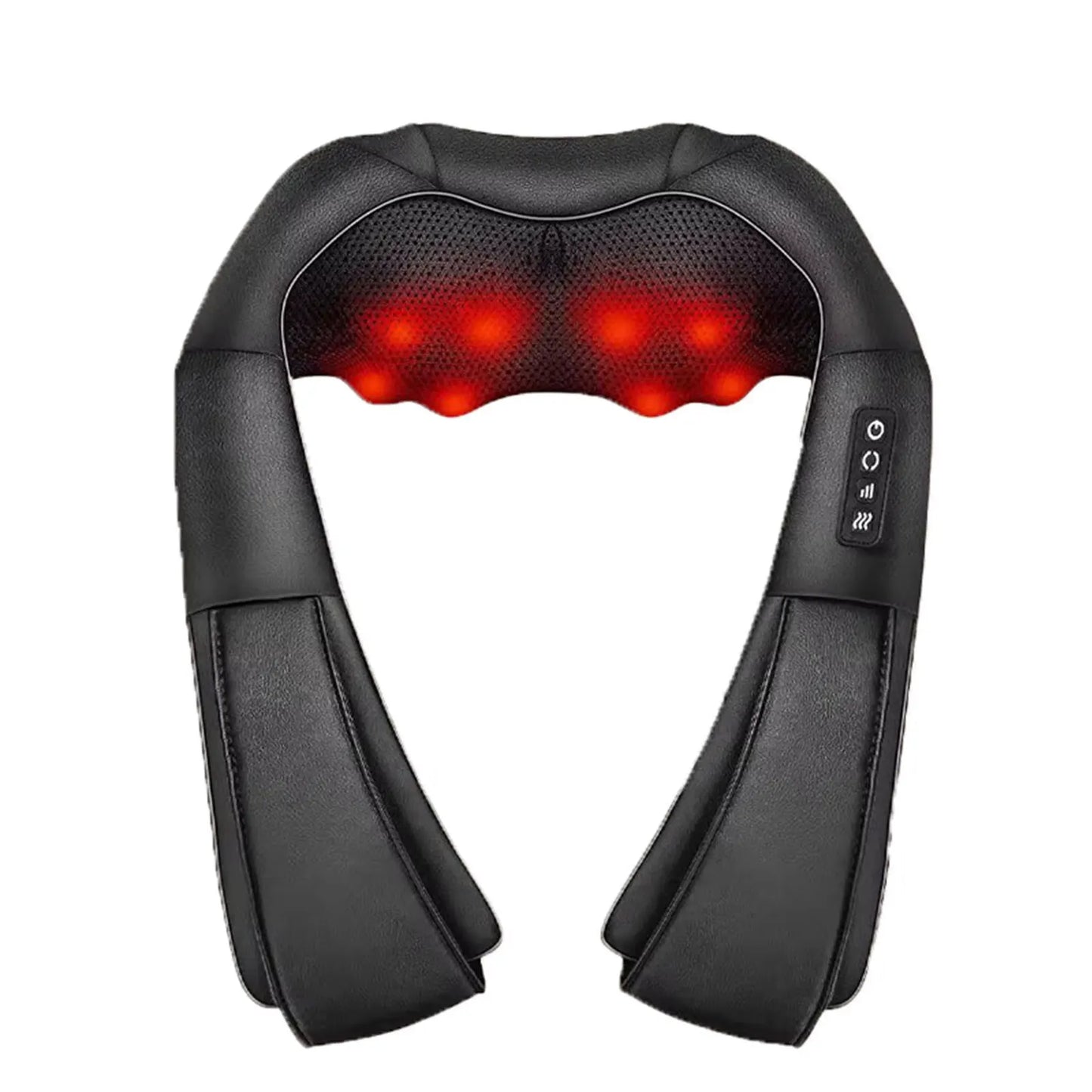 Electric heating massager, heating point neck and shoulder massager, neck, back, shoulders, waist, legs, feet and muscles deep k