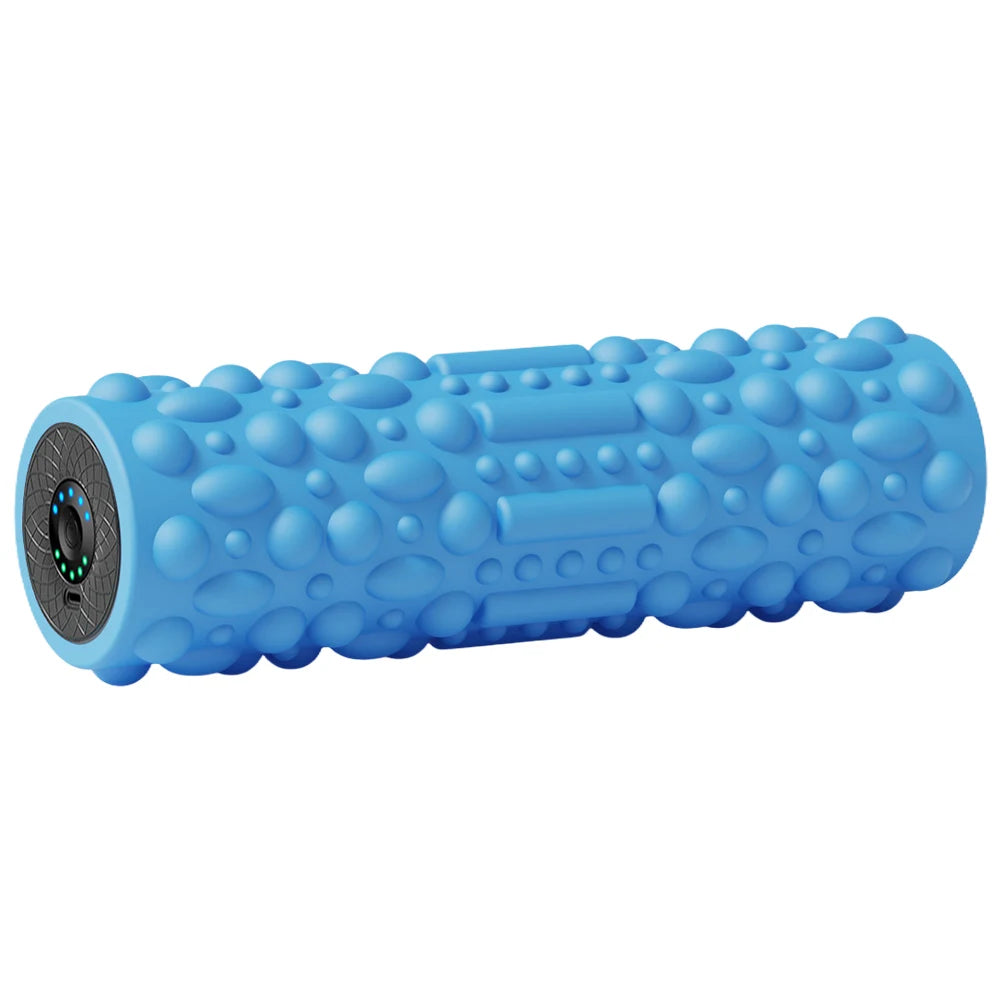 Electric Vibrating Foam Roller Massager For Yoga Pilates 5 Mode Rechargeable