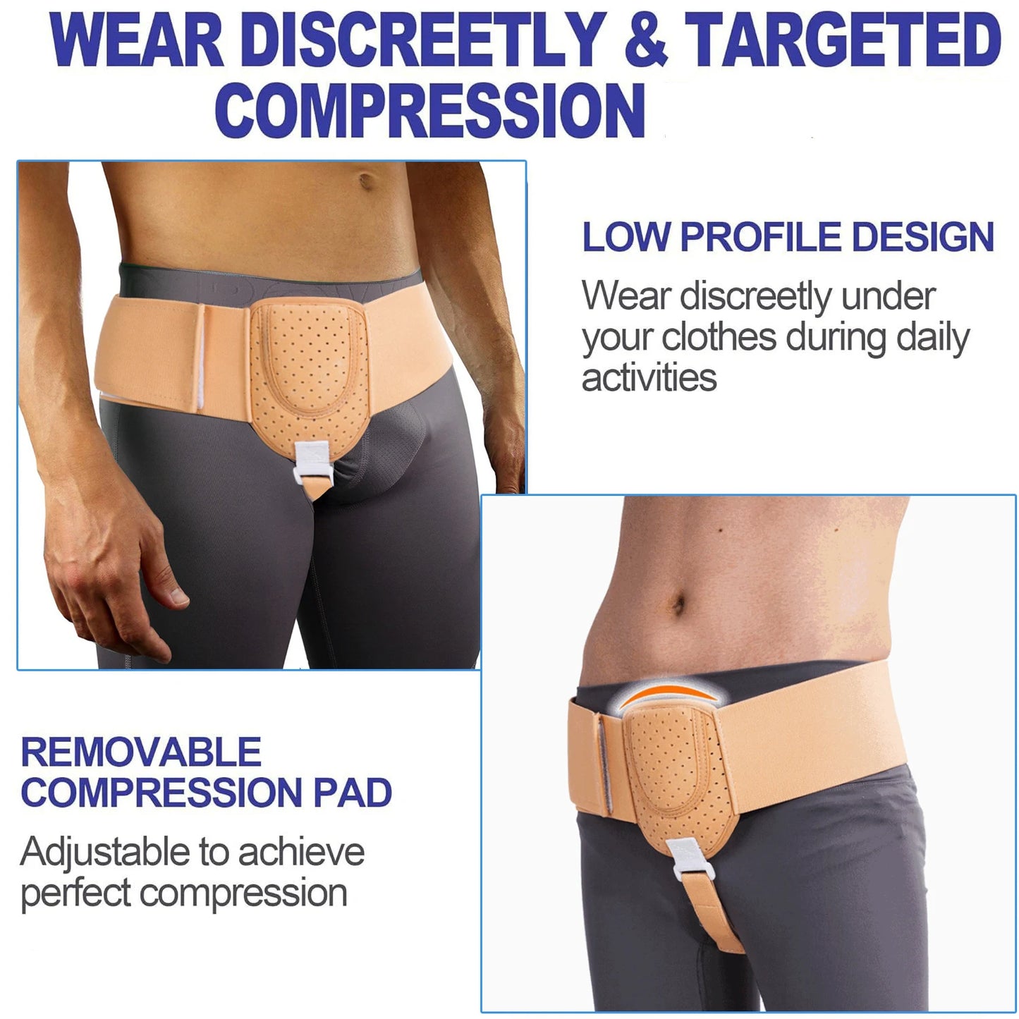 Hernia Belt Truss For Inguinal Sports Hernia Support Pain Relief Recovery Strap Breathable Hernia Belts