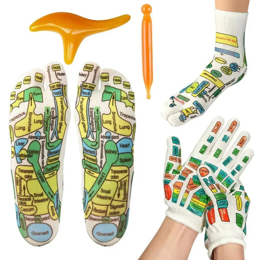 Relieve tired feet and restore daily energy with these acupressure reflexology socks designed to deliver spa-like relief from the moment you slip them on, perfect for recovery after long workdays or travel sessions.