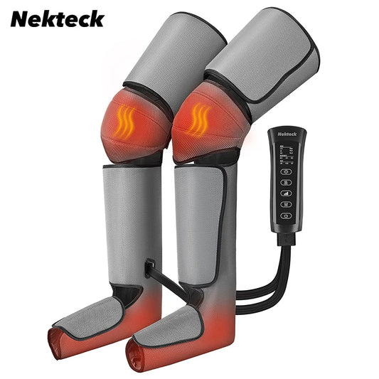 You can unwind after workouts with the Nekteck foot air pressure leg massager, delivering shiatsu-inspired relief and soothing air compression.