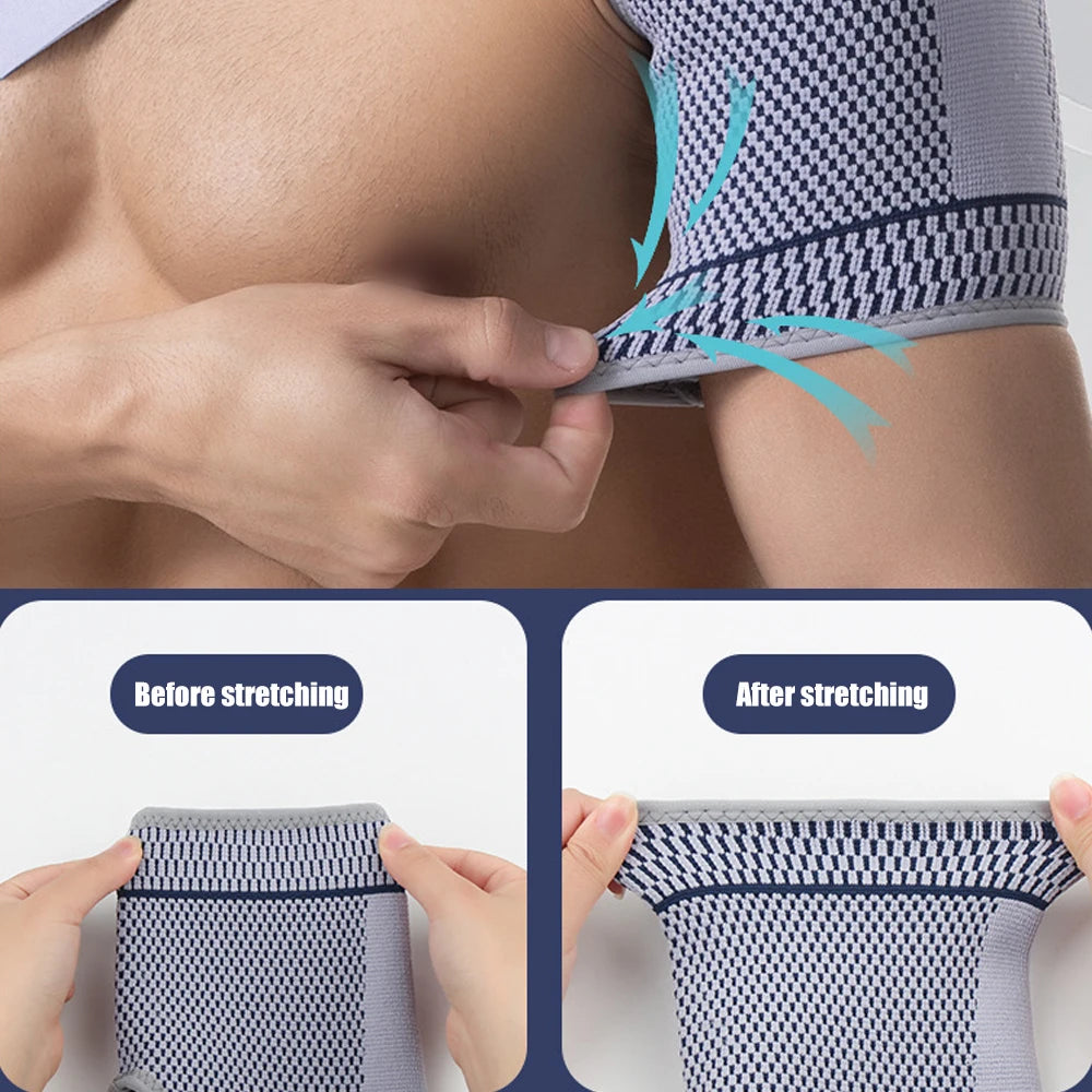 1pc Shoulder Stability Brace Compression Sleeve for Rotator Cuff Support Injury Prevention Dislocated AC Joint Labrum Tear