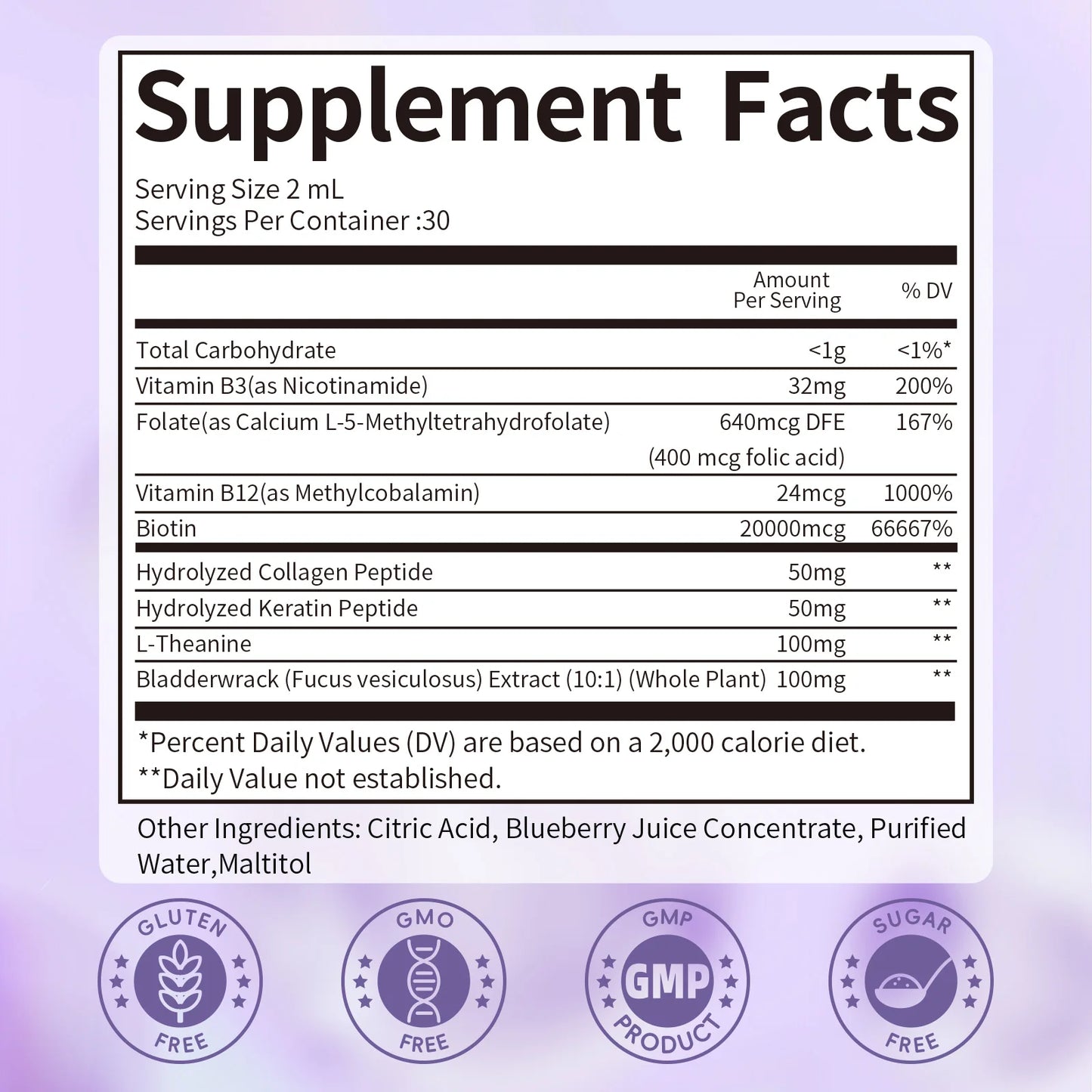 MINCH Biotin Drop High Potency Hair Growth Vitamin For Women And Men