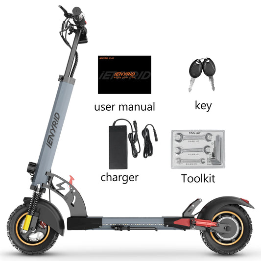 IENYRID A1 Foldable Electric Scooter 800W/48V/12.5 AH E-Scooter Max Speed 45KM Per Hour Max Range 20-30KM Adult City E-Scooter