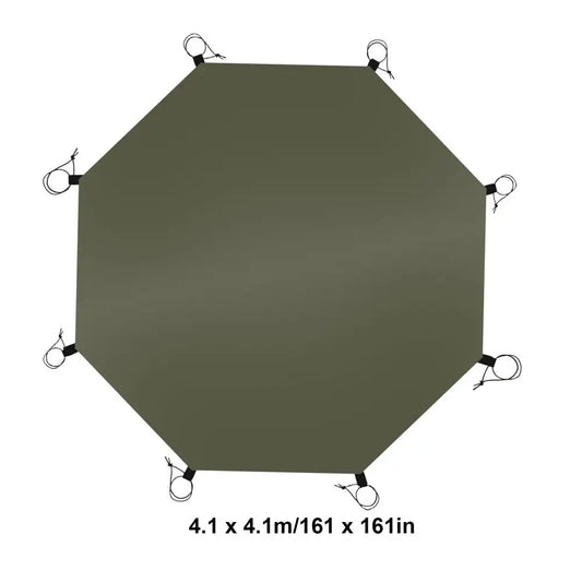 Ground Sheet Mat Waterproof Camping Tarp Octagonal Outdoor Waterproof Camping Tent Mat for Camping Picnics Playground Hiking