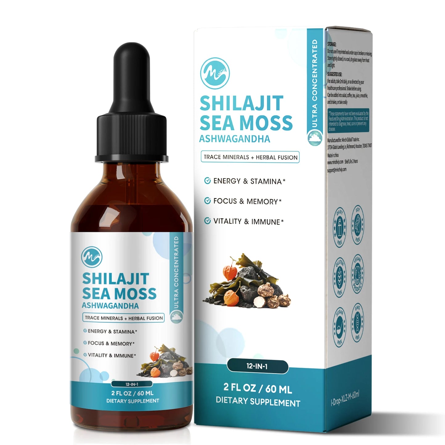 Power up your daily vitality with Minch 12 in 1 Shilajit Drops, a potent blend designed to support sustained energy, sharper focus, and overall wellness throughout busy days.