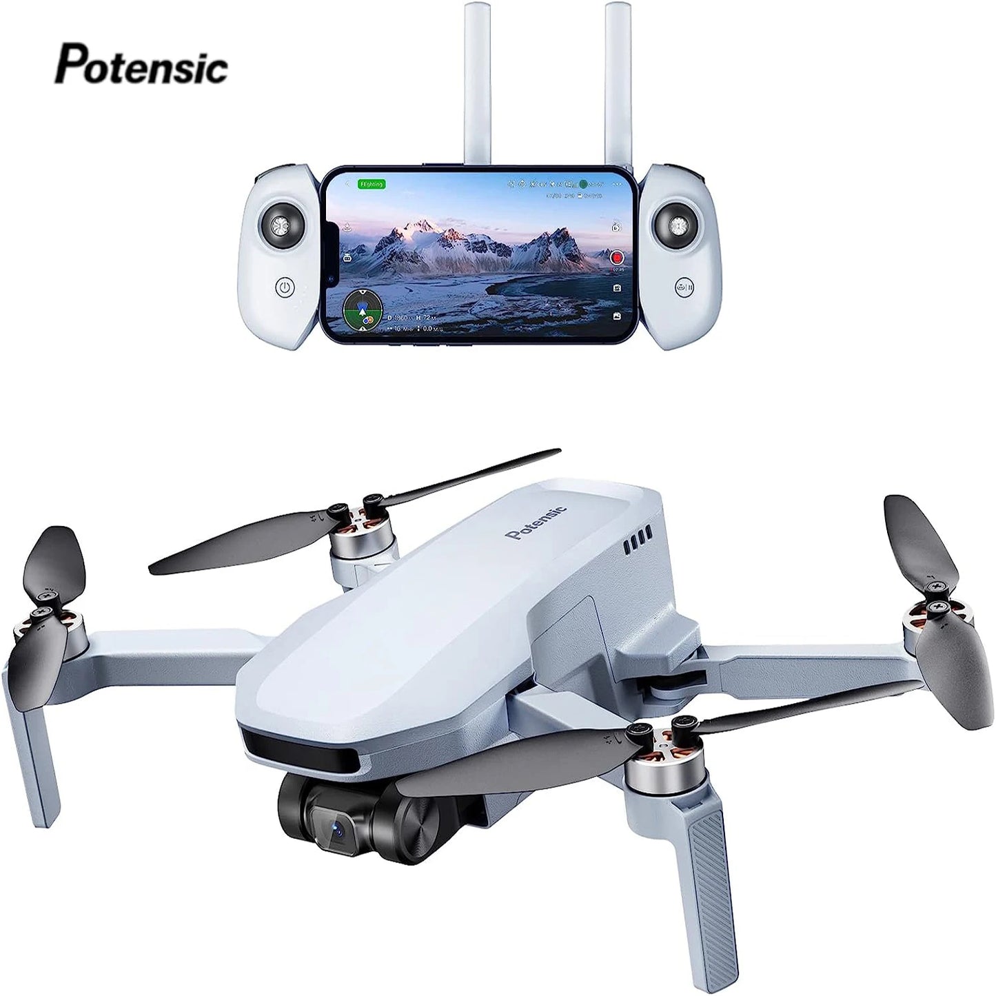 Discover the Potensic ATOM SE, a lightweight GPS drone built for steady 4K footage and reliable auto return.