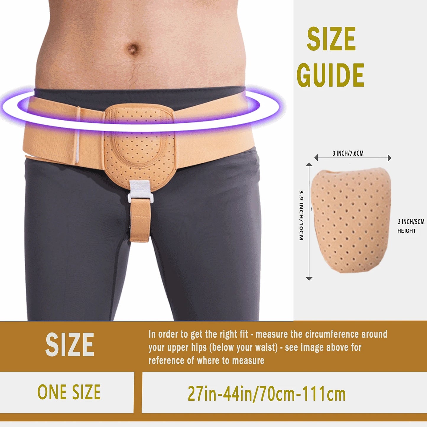 Hernia Belt Truss For Inguinal Sports Hernia Support Pain Relief Recovery Strap Breathable Hernia Belts