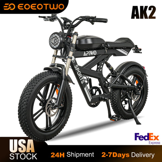 Electric Bike for Adults,1500W Peak,35MPH,48V 816Wh Battery,MAX 75Miles Electric Motorcycle,20'' Fat Tire Dirt Bike,7-Speed Bike