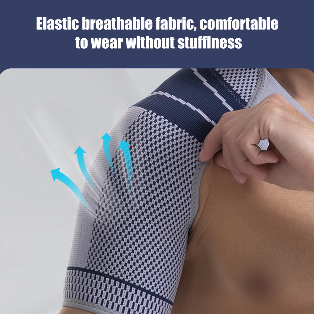 1pc Shoulder Stability Brace Compression Sleeve for Rotator Cuff Support Injury Prevention Dislocated AC Joint Labrum Tear