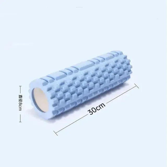 30cm Foam Column Muscle Relaxation Training Pilates Yoga Fitness Massage Foam Roller Grid Trigger Point Therapy Home Exercise