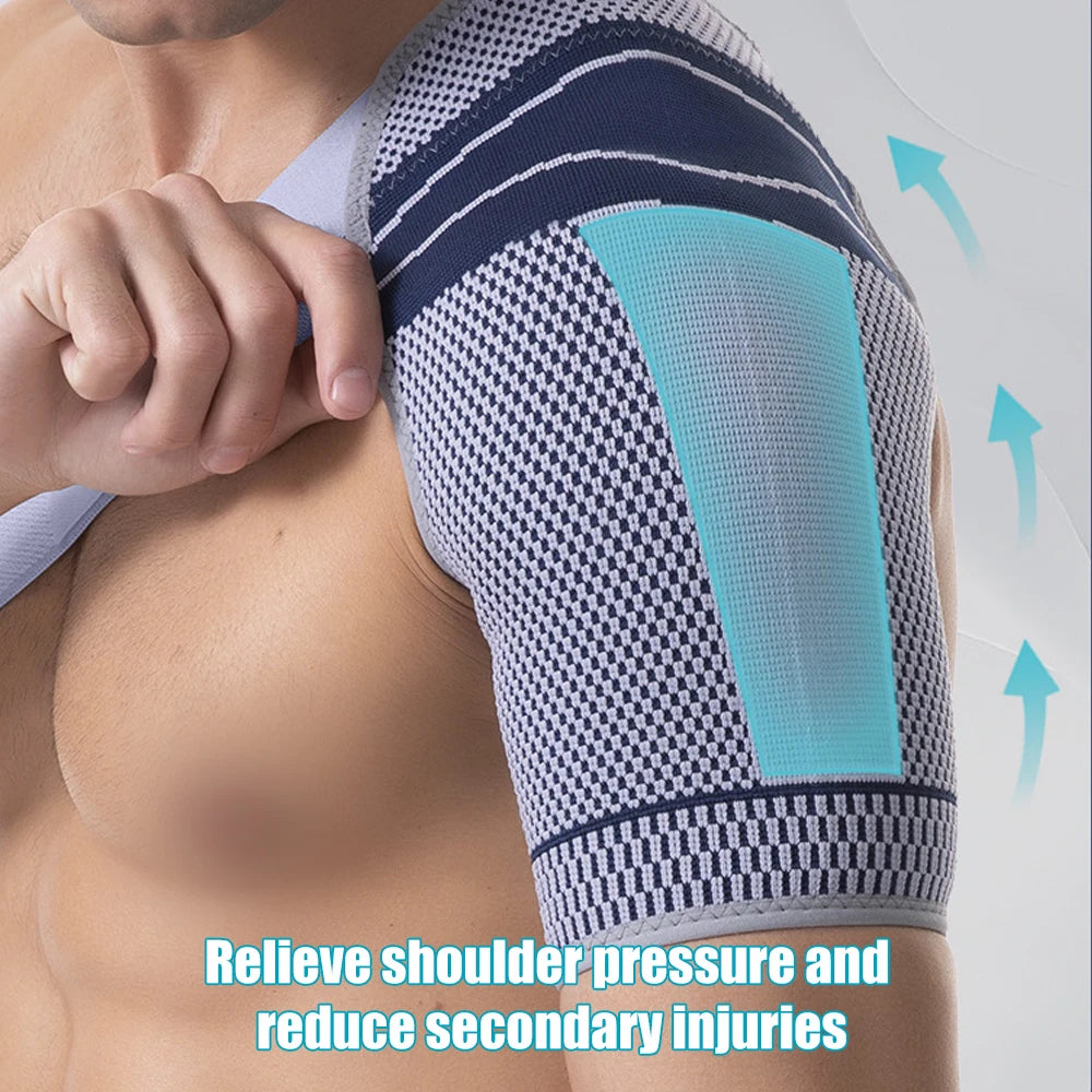 1pc Shoulder Stability Brace Compression Sleeve for Rotator Cuff Support Injury Prevention Dislocated AC Joint Labrum Tear