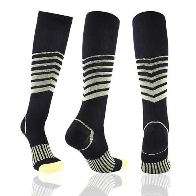 Running Men Women Compression Socks For Football Anti Fatigue Pain Relief 20-30 Mmhg Black Compression Socks Fit Sport Socks2026