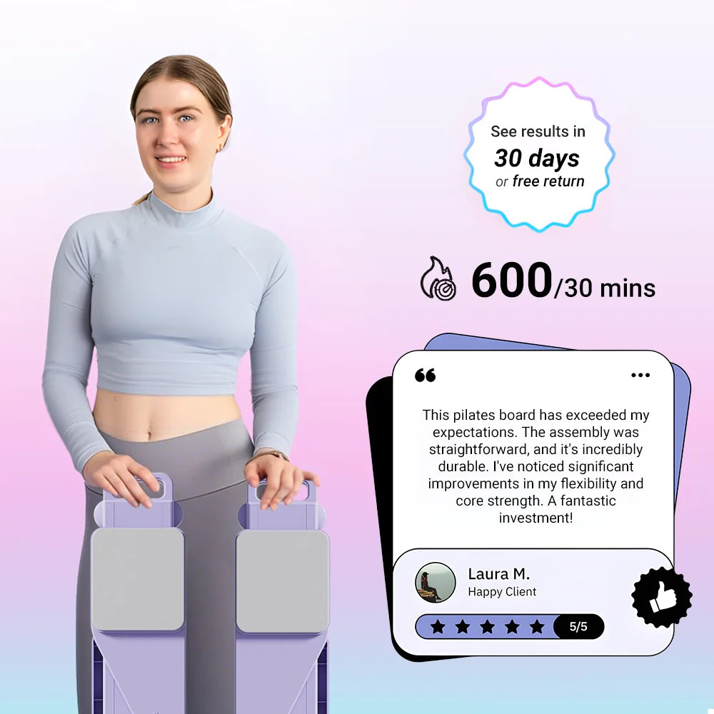 From CURSOR FITNESS, transform your at-home workouts with the 2-in-1 Abs & Ski Board, a portable core and leg trainer that fits any routine, ideal for beginners and experienced movers alike.