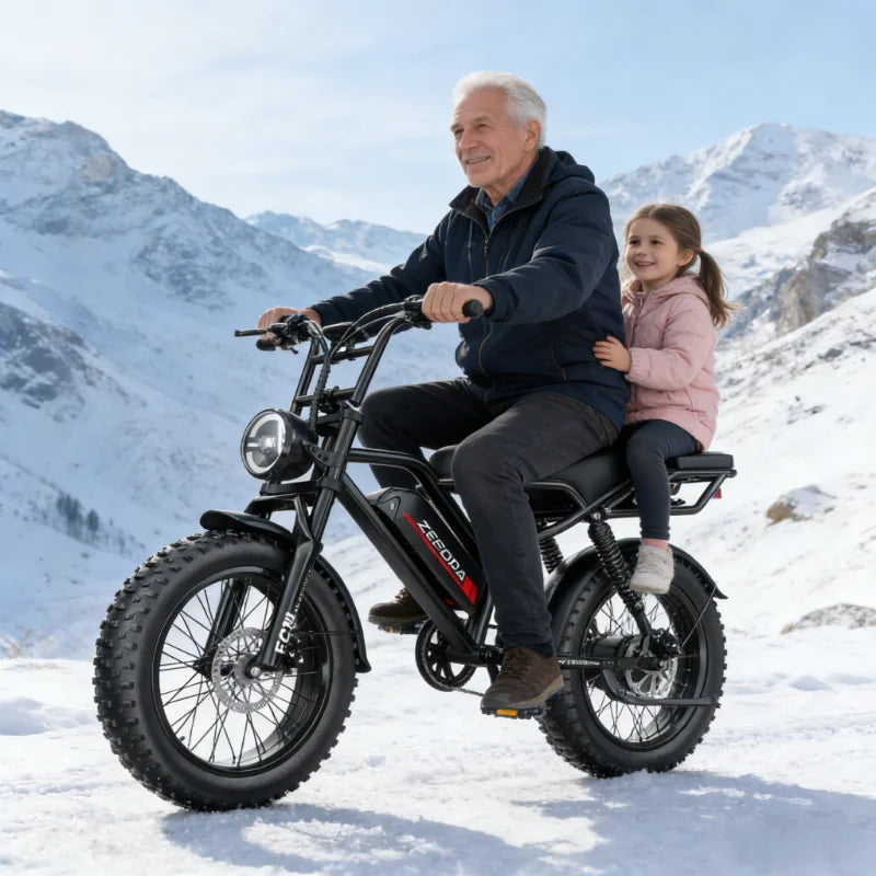 Cheap 14 20 inch Electric fat bike 1000w 2000w 30-50MPH 30-60Miles Adjustable front brake seat,For Cycling Electric Bicycle