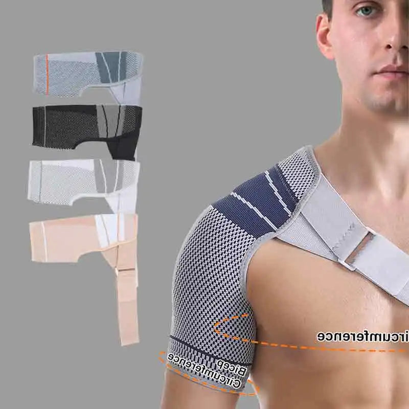 1pc Shoulder Stability Brace Compression Sleeve for Rotator Cuff Support Injury Prevention Dislocated AC Joint Labrum Tear