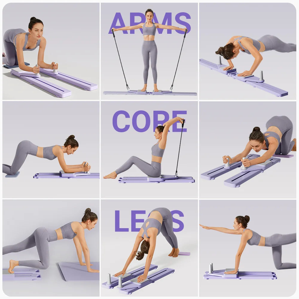 From CURSOR FITNESS, transform your at-home workouts with the 2-in-1 Abs & Ski Board, a portable core and leg trainer that fits any routine, ideal for beginners and experienced movers alike.
