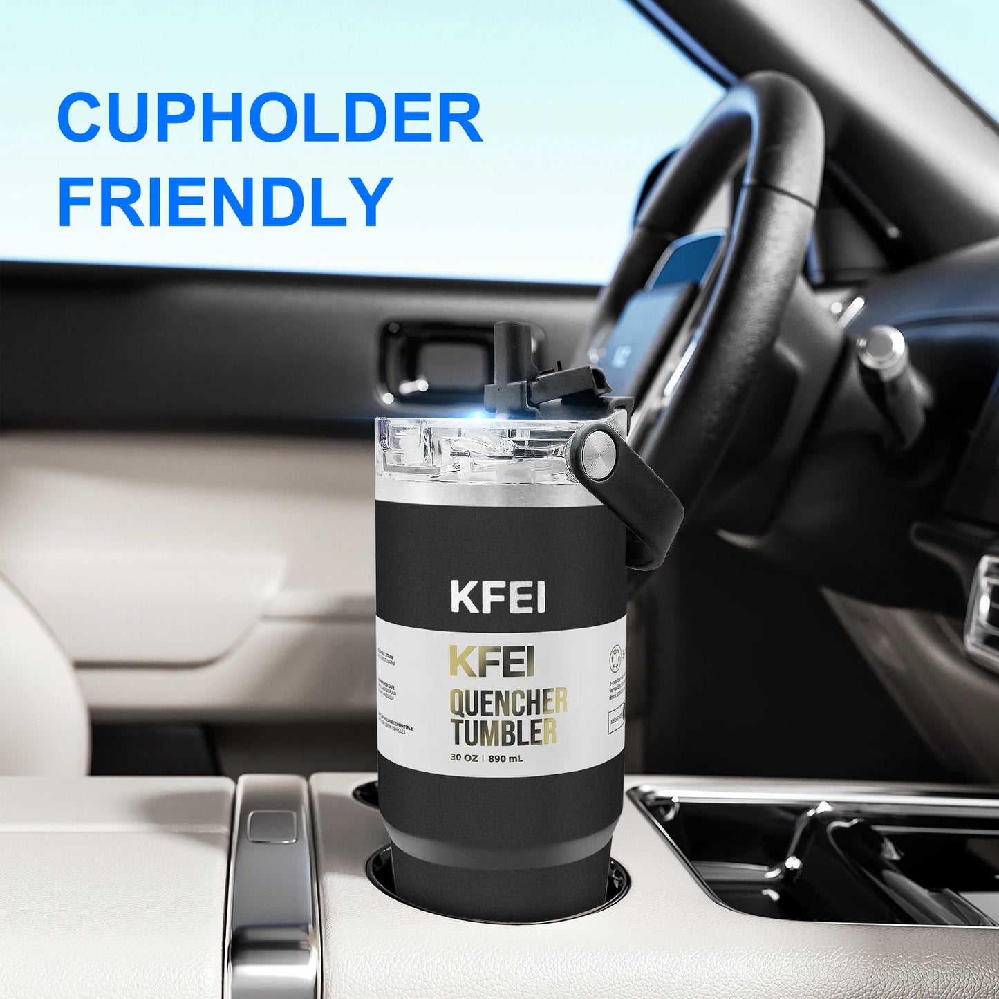 1PCS 30oz Solid Color Double Wall Stainless Tumbler, with Lid And Straw, Keep Warm 12h And Ice 24h, Insulated, Outdoor Stainless