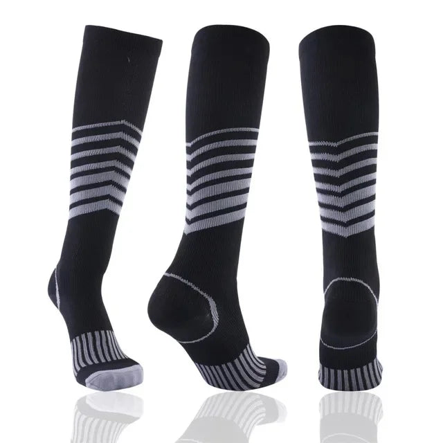 Running Men Women Compression Socks For Football Anti Fatigue Pain Relief 20-30 Mmhg Black Compression Socks Fit Sport Socks2026