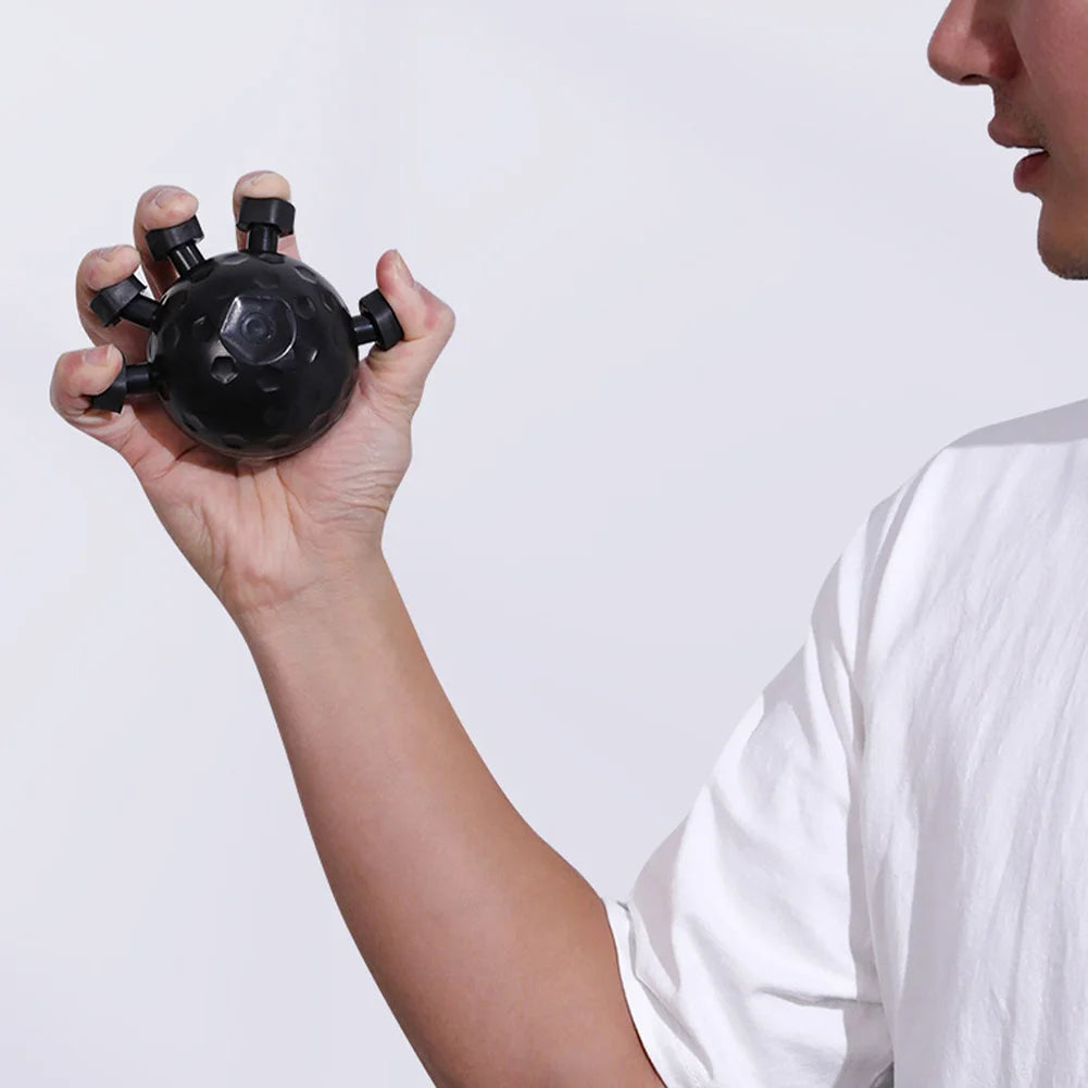 Hand Strength Exerciser Ergonomic Hand Ball Gripper Exerciser Anti Slip Finger Exerciser Trainer Rock Climbing Fitness Equipment