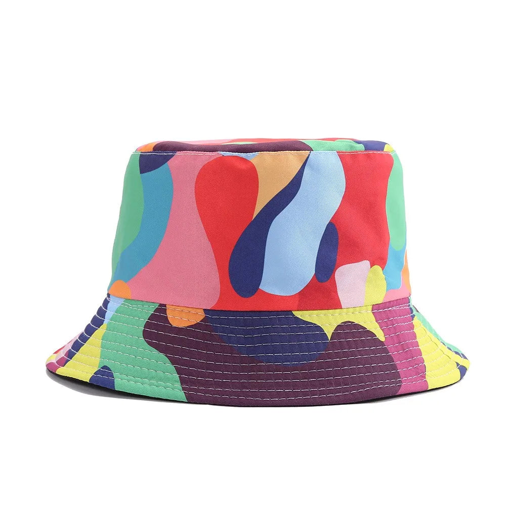 Summer Sunshade Bucket Hat Japanese Women Men Wide Brim Fisherman Cap Outdoor Outing Camping Panama Basin Cap