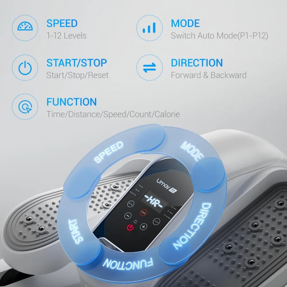 Under Desk Elliptical Machine, Electric Leg Exerciser for Seniors