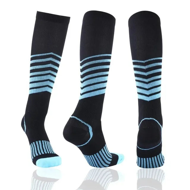 Running Men Women Compression Socks For Football Anti Fatigue Pain Relief 20-30 Mmhg Black Compression Socks Fit Sport Socks2026