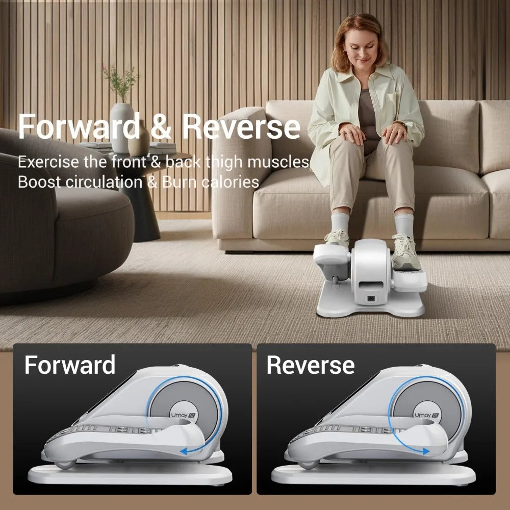 Under Desk Elliptical Machine, Electric Leg Exerciser for Seniors